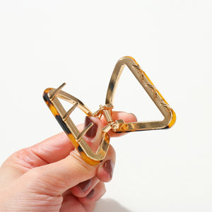 Small French Triangle Hair Clip (2 inch)